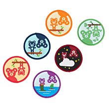 Samtliga familjescoutmärken