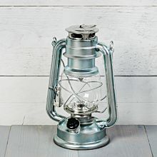 LED-lykta silver