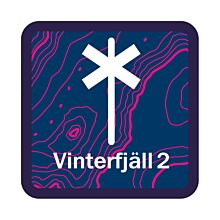 Utbildningsmärke Vinterfjäll 2