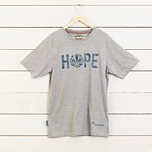 T-shirt HOPE rak grå
