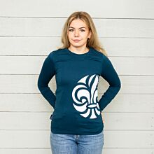 Scout t-shirt insvängd lång ärm fram