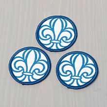 Scoutsymbolen blå 10-pack