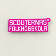 Scouternas folkhögskola pin