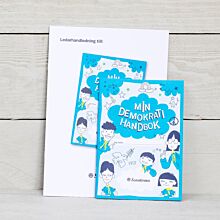 Demokratimaterial - Ledarhandledning, handbok och memory
