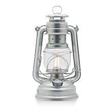 LED-lykta Feuerhand 276 silver