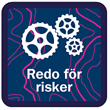 Utbildningsmärke Redo för risker 10-pack