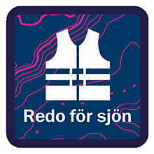 Utbildningsmärke Redo för sjön 10-pack