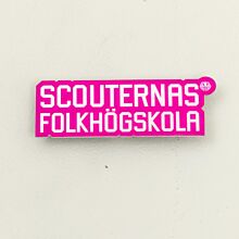 Scouternas folkhögskola pin