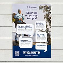 Affisch Trygga möten Schysst kompis