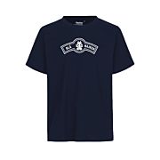 Blå Hajken T-shirt Insvängd Marin