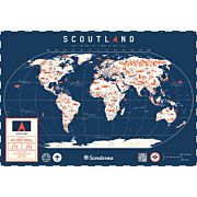 Karta över Scoutland