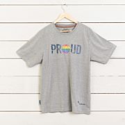 T-shirt PROUD barn grå