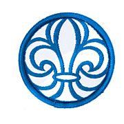 Scoutsymbolen Blå 1-pack