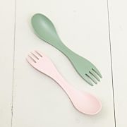 Light My Fire spork little 2-pack i färgerna Sandy Green och Dusty Pink